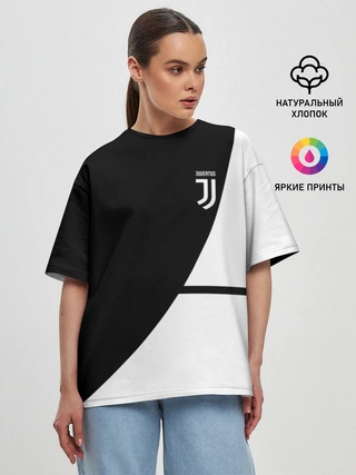 Женская футболка оверсайз / JUVENTUS / ЮВЕНТУС