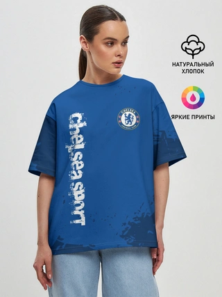 Женская футболка оверсайз / CHELSEA SPORT