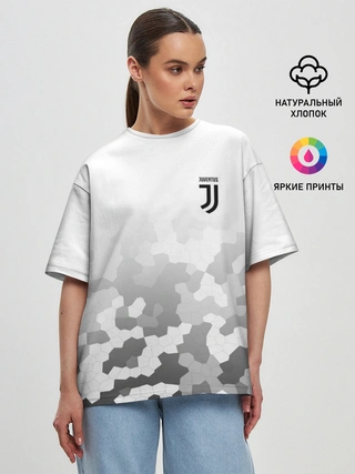 Женская футболка оверсайз / JUVENTUS SPORT