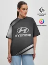 Женская футболка оверсайз / HYUNDAI SPORT