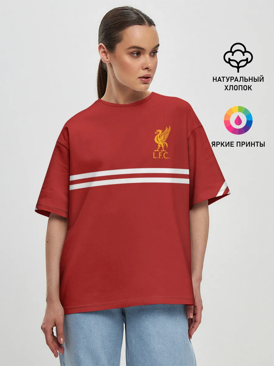 Женская футболка оверсайз / LIVERPOOL SPORT