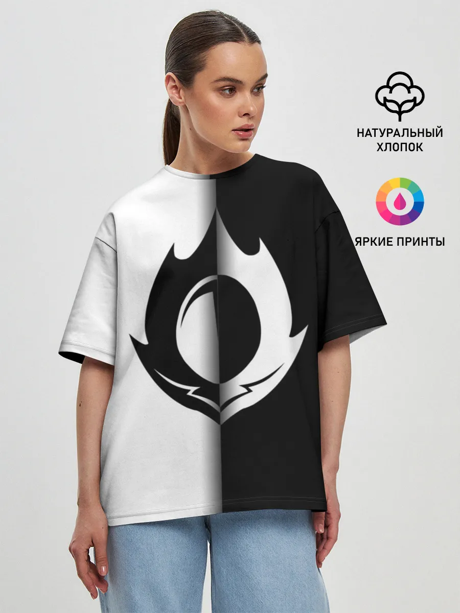 Женская футболка оверсайз / GODE GEASS symbol