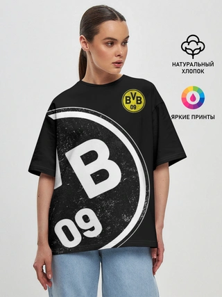 Женская футболка оверсайз / Borussia Dortmund Exclusive