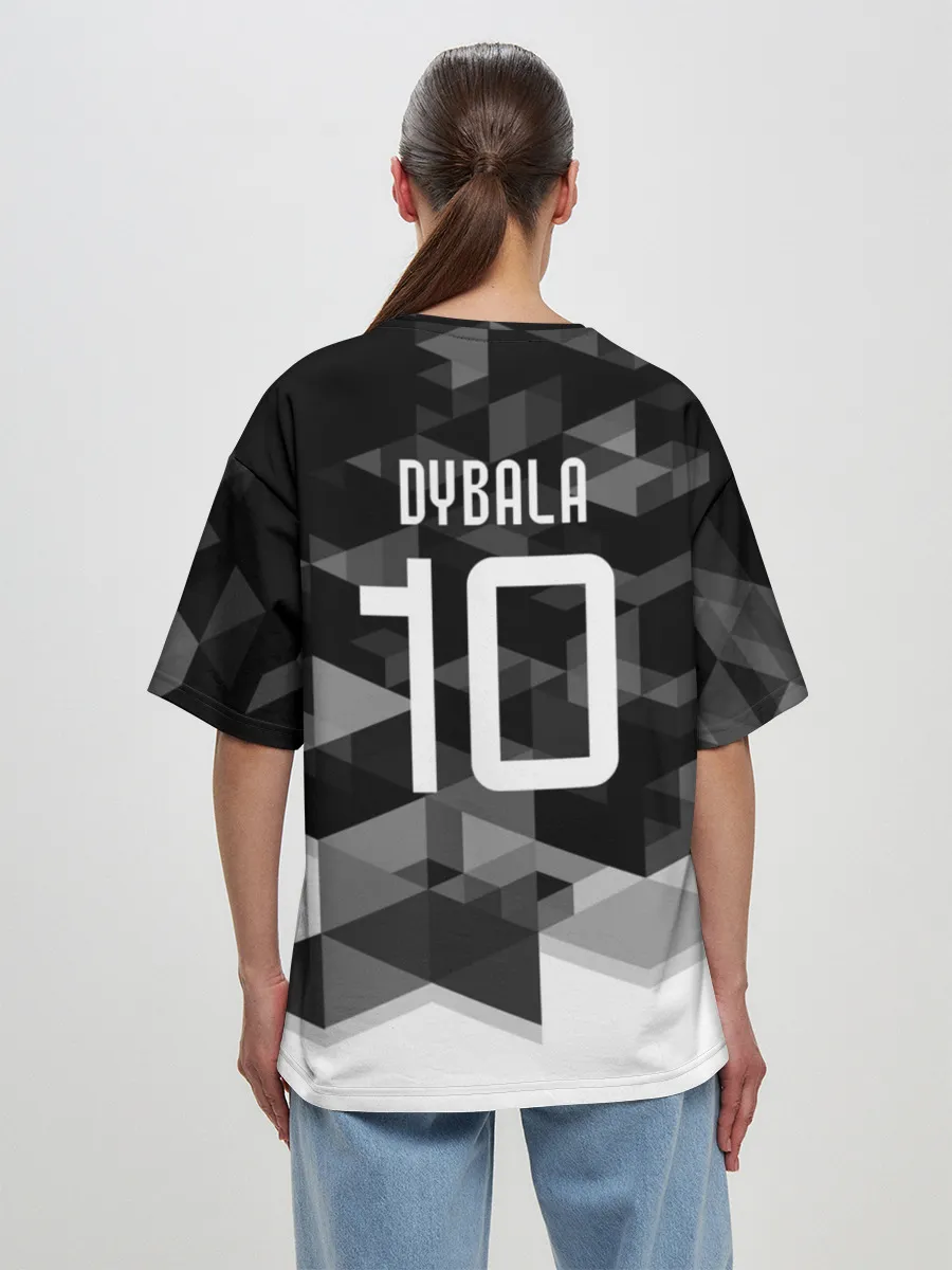 Женская футболка оверсайз / JUVE 10 DYBALA