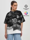 Женская футболка оверсайз / JUVE 10 DYBALA