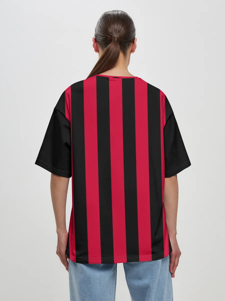 Женская футболка оверсайз / Milan home 18-19