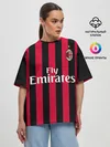 Женская футболка оверсайз / Milan home 18-19