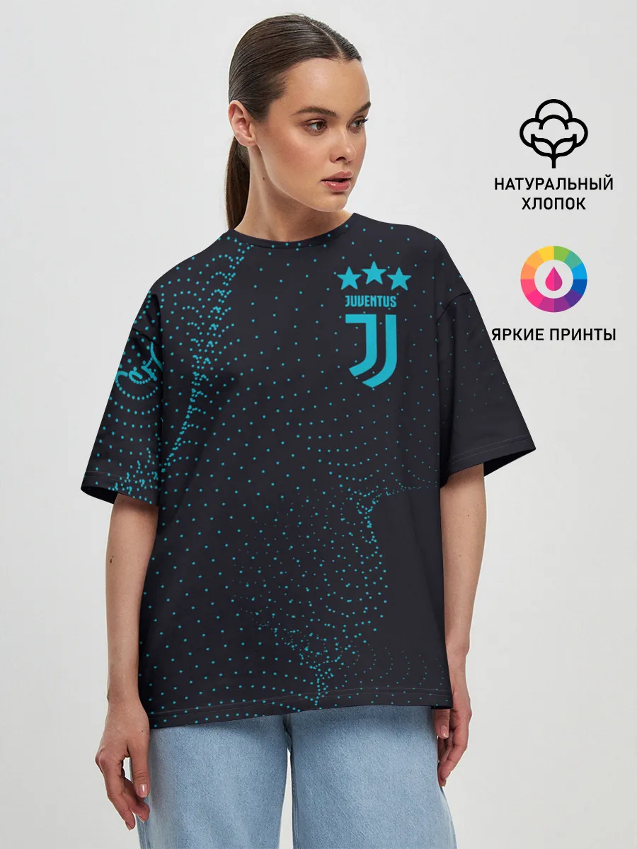 Женская футболка оверсайз / Juventus