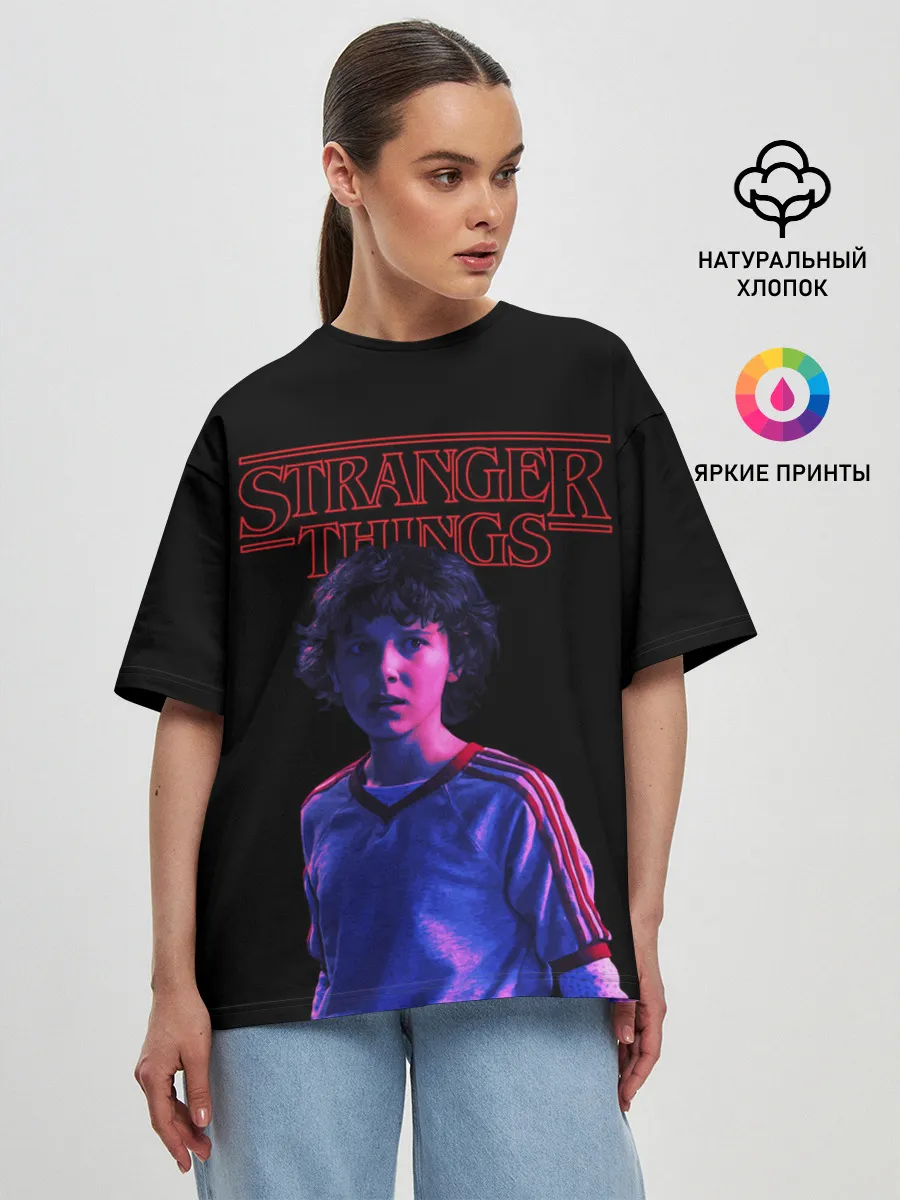 Женская футболка оверсайз / STRANGER THINGS - Дина