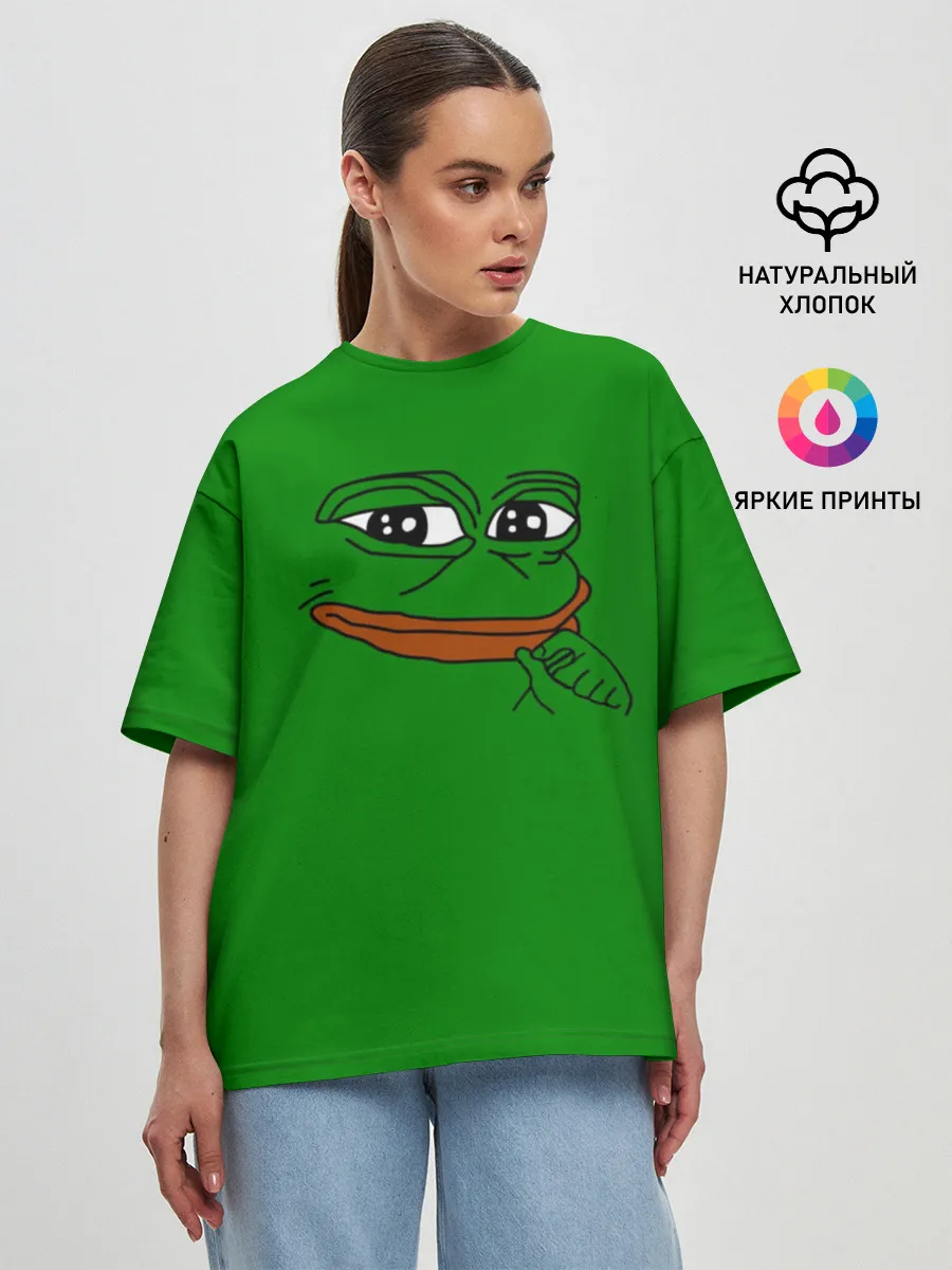 Женская футболка оверсайз / Pepe