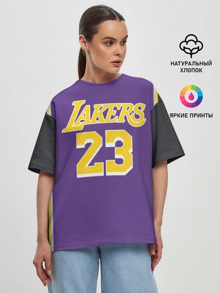 Женская футболка оверсайз / James LA Lakers 2019