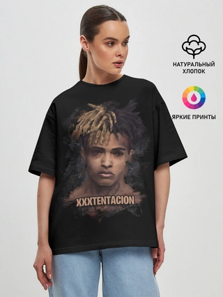 Женская футболка оверсайз / XXXTentacion / Jahseh Onfroy