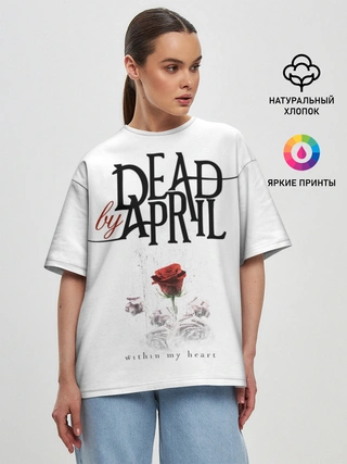 Женская футболка оверсайз / Dead by April