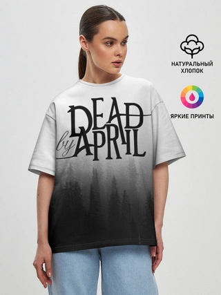 Женская футболка оверсайз / Dead by April