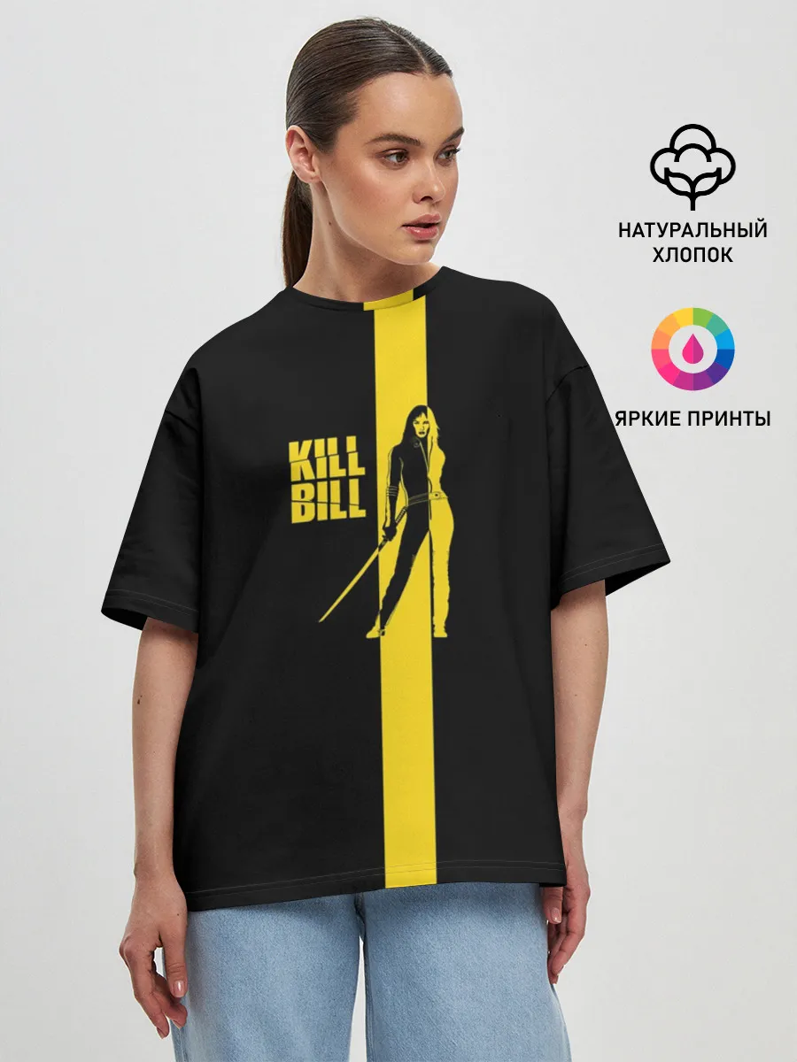 Женская футболка оверсайз / Kill Bill