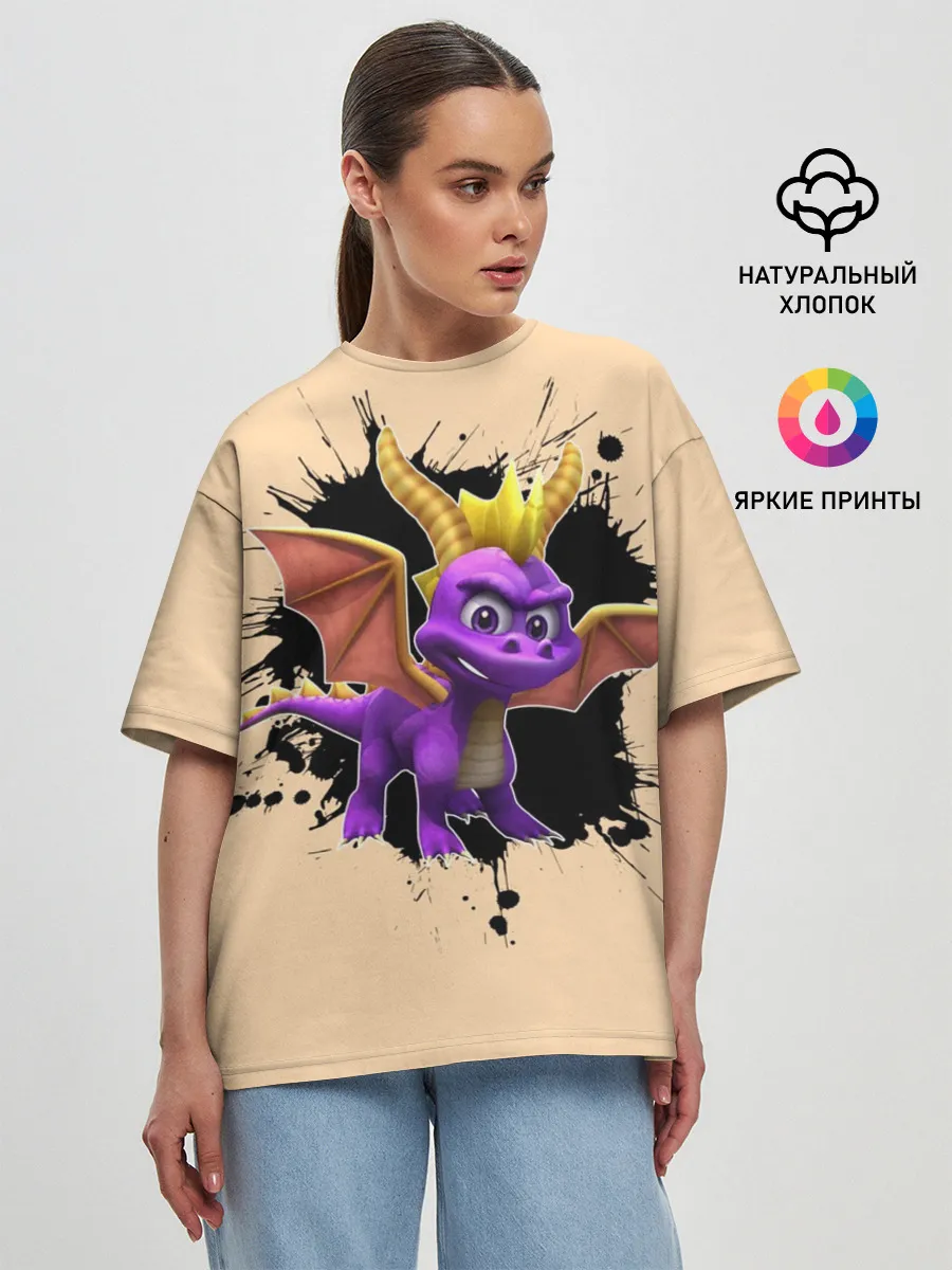 Женская футболка оверсайз / Spyro