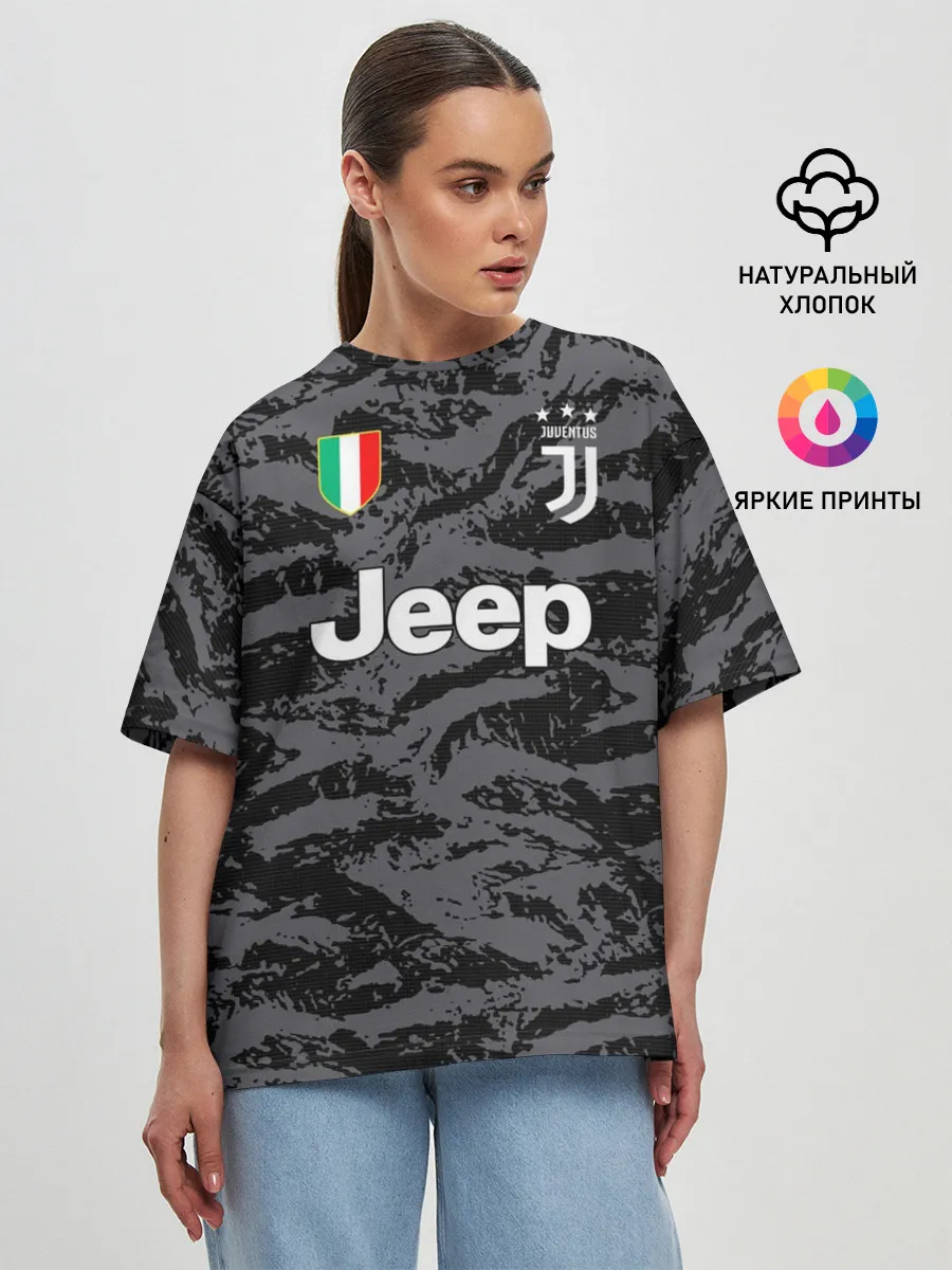 Женская футболка оверсайз / Buffon away 19-20