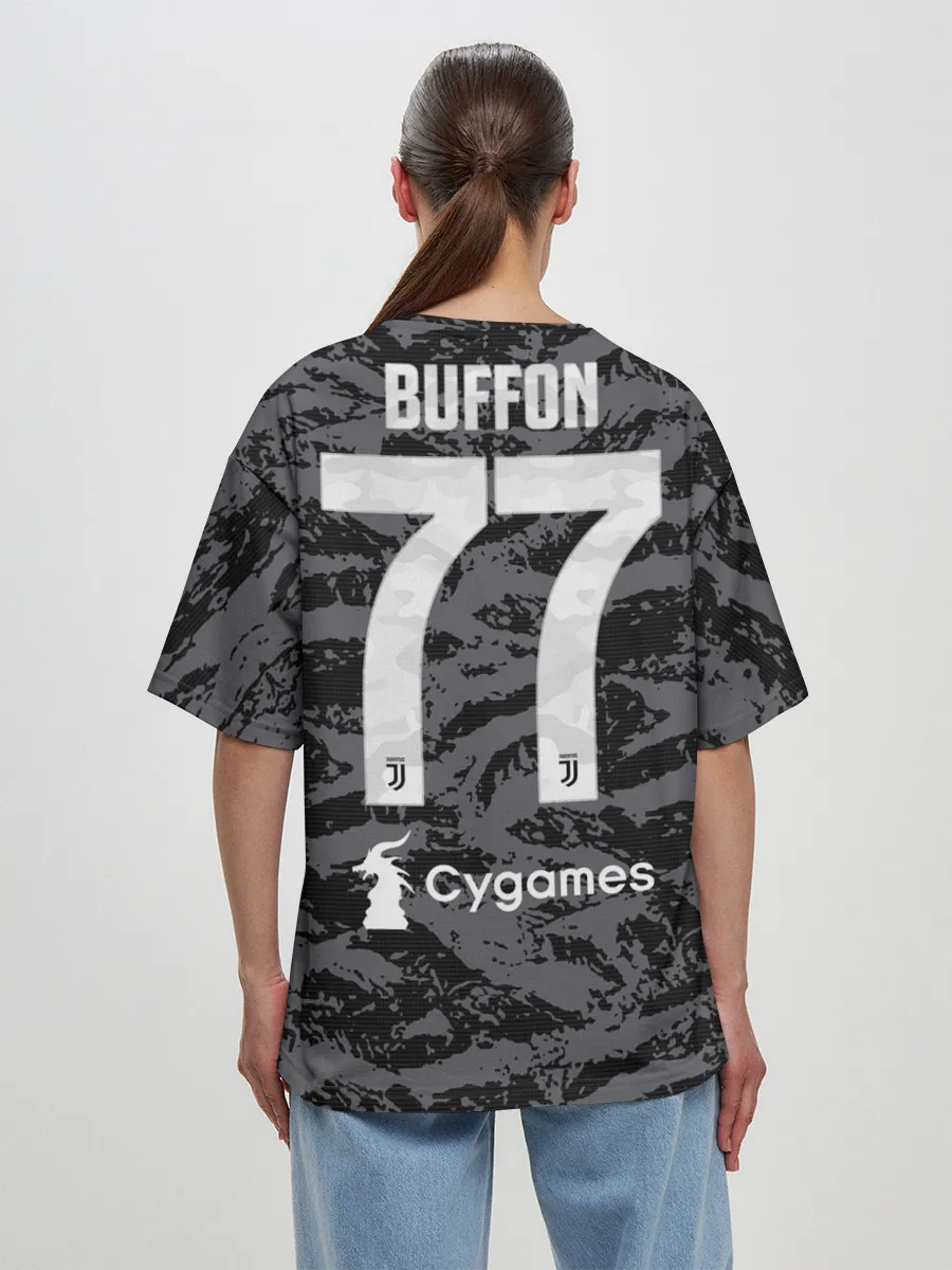 Женская футболка оверсайз / Buffon away 19-20