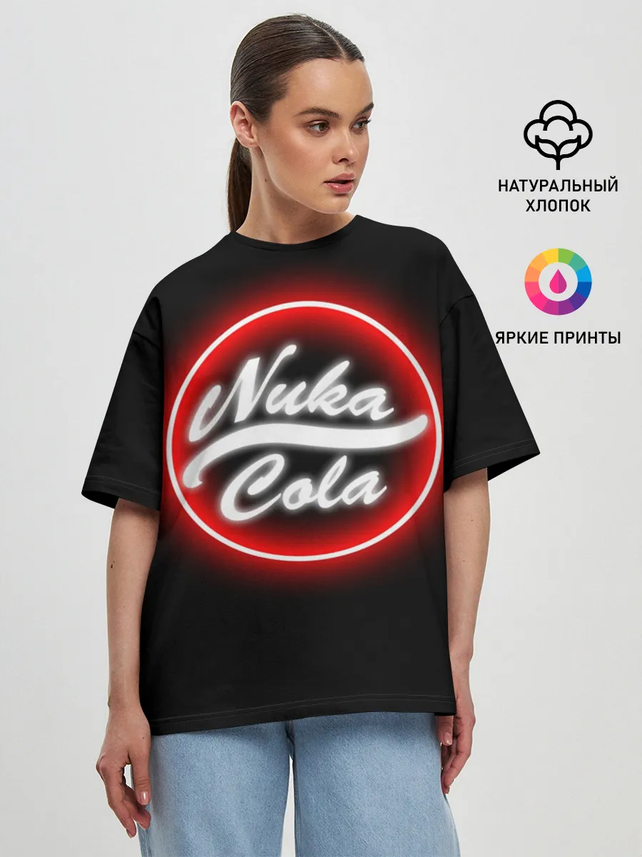 Женская футболка оверсайз / NUKA COLA