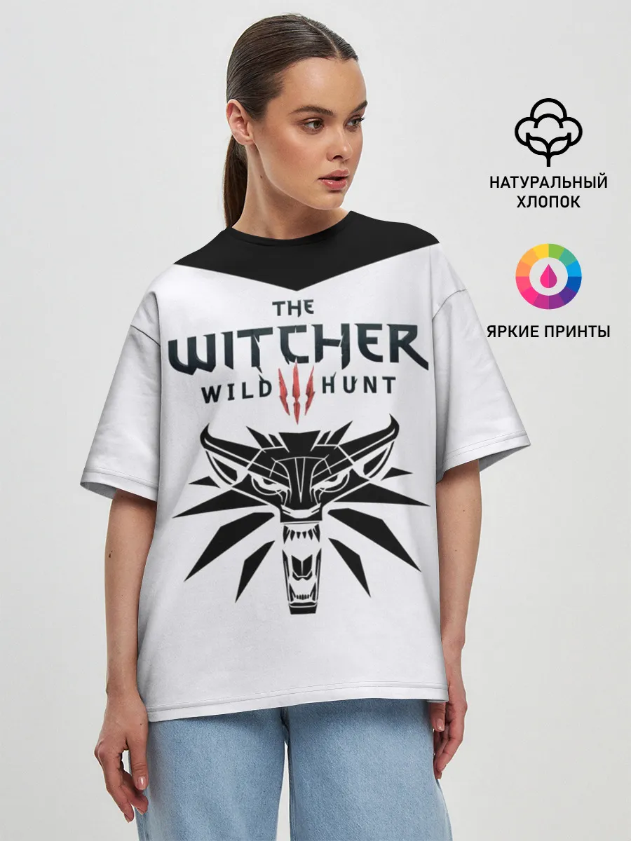 Женская футболка оверсайз / THE WITCHER 3: WILD HUNT