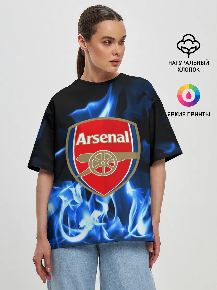 Женская футболка оверсайз / ARSENAL