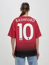 Женская футболка оверсайз / Rashford home 18-19