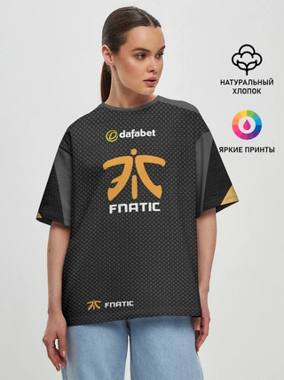 Женская футболка оверсайз / cs:go (Fnatic)