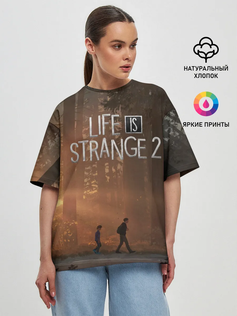 Женская футболка оверсайз / Life is Strange 2