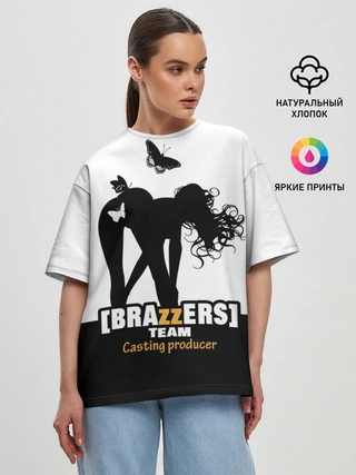 Женская футболка оверсайз / Casting-producer Brazzers team