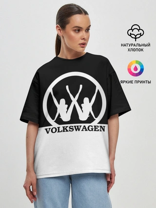 Женская футболка оверсайз / Volkswagen