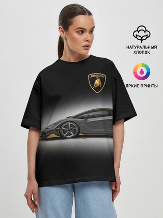 Женская футболка оверсайз / Lambo