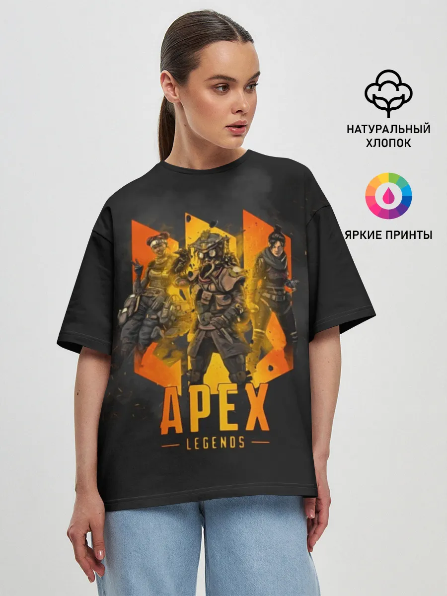 Женская футболка оверсайз / Apex legends