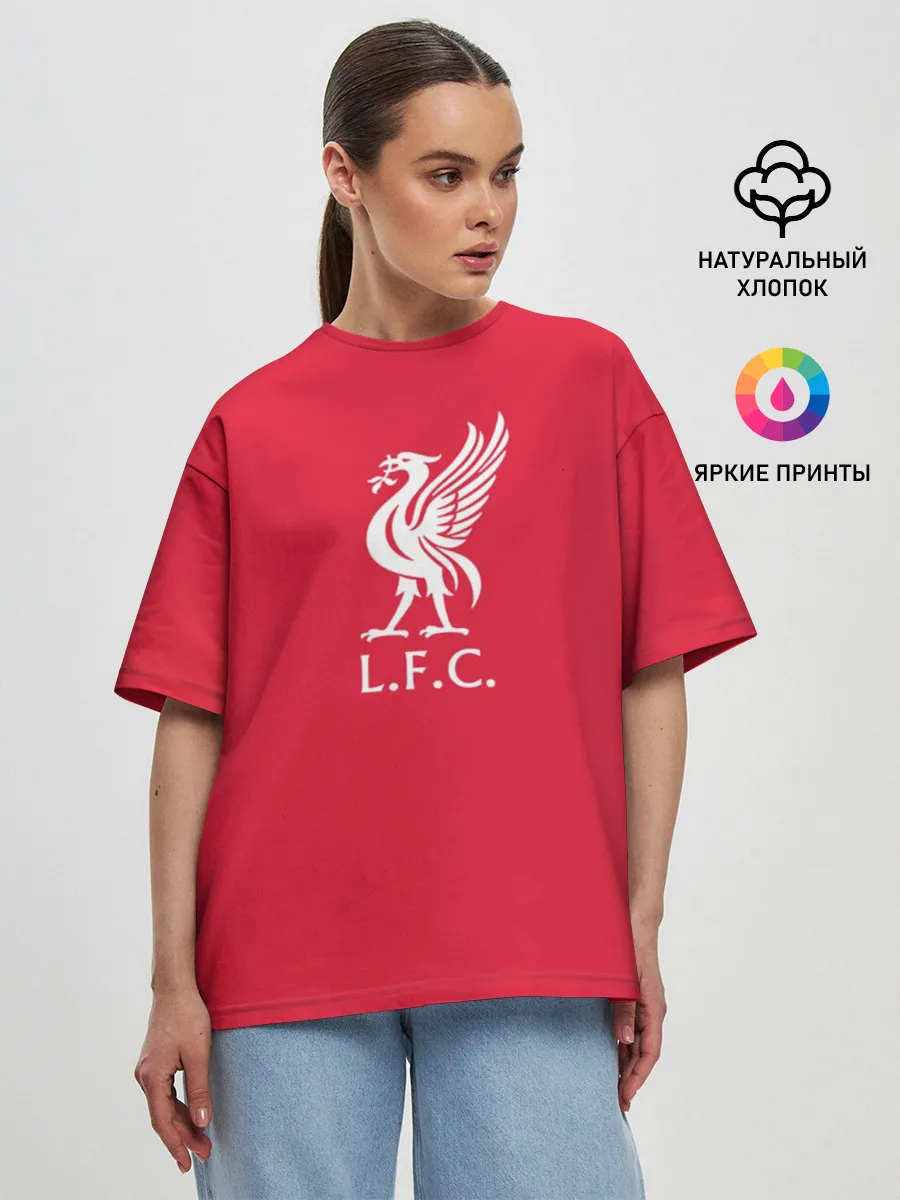 Женская футболка оверсайз / FC Liverpool