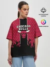 Женская футболка оверсайз / CHICAGO BULLS