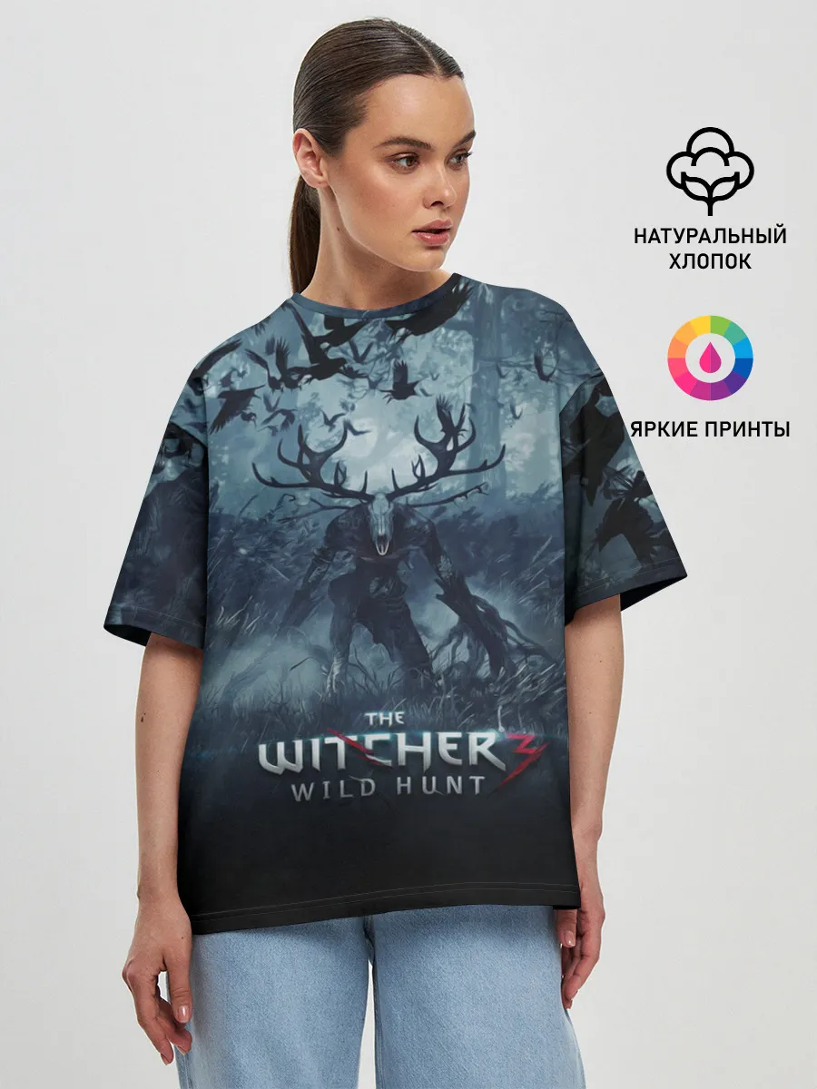 Женская футболка оверсайз / The witcher