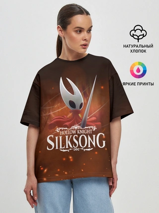 Женская футболка оверсайз / Hollow Knight: SILKSONG