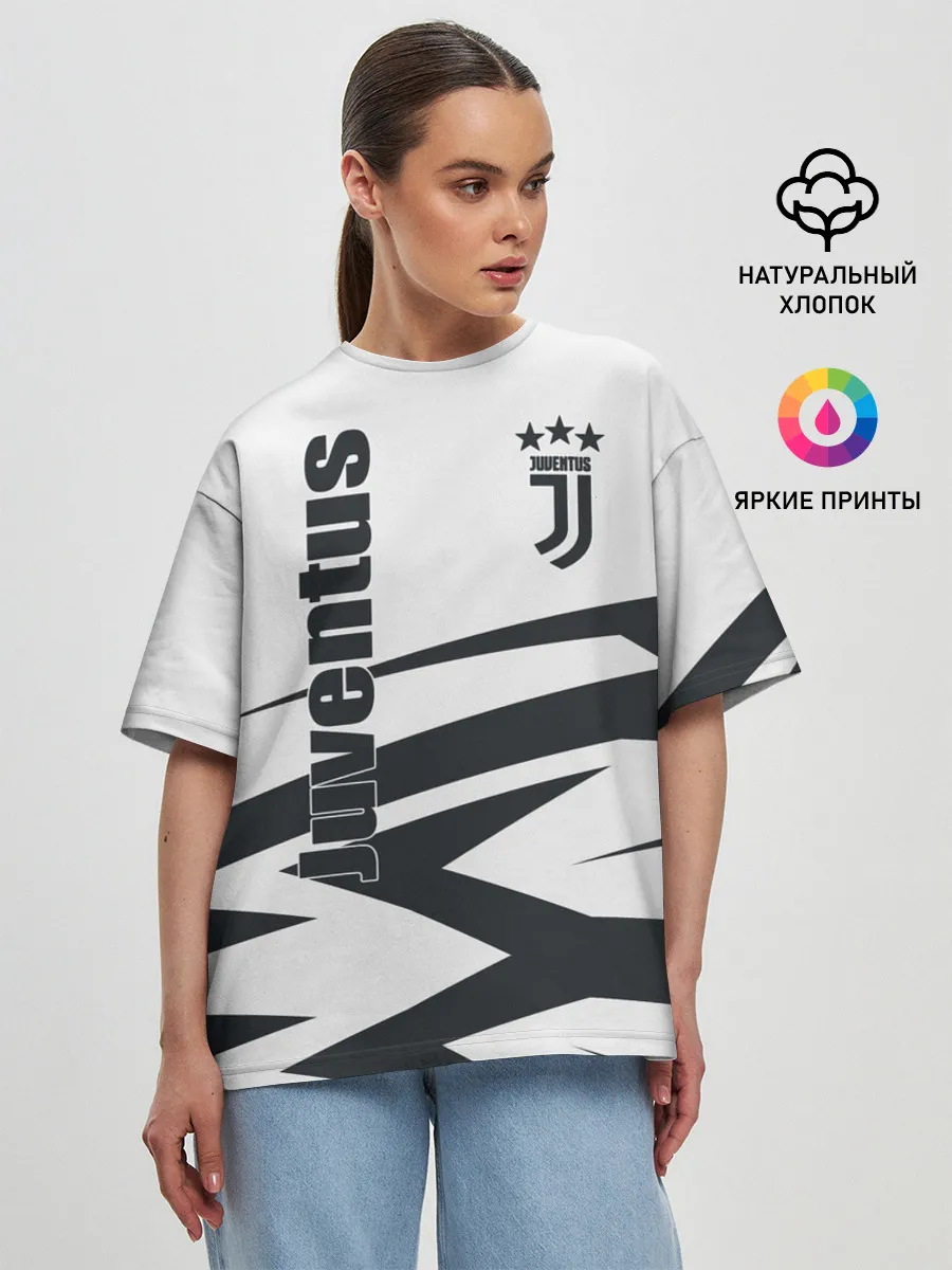 Женская футболка оверсайз / Juventus