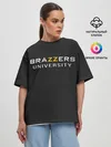 Женская футболка оверсайз / Вrazzers university