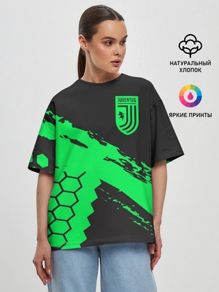 Женская футболка оверсайз / Juventus