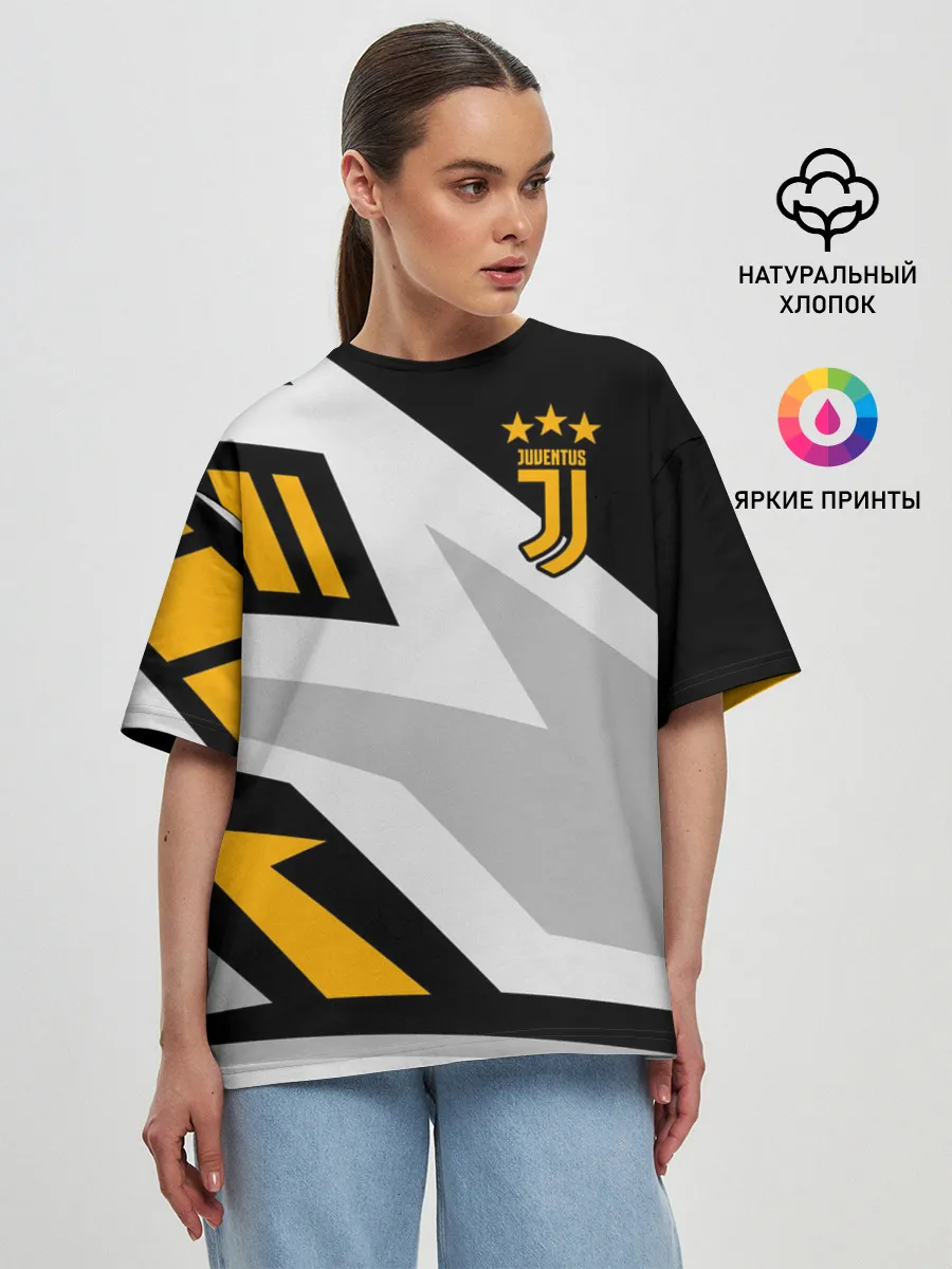 Женская футболка оверсайз / Juventus