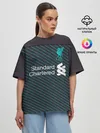 Женская футболка оверсайз / Liverpool 19-20 home - форма.