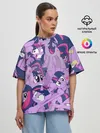 Женская футболка оверсайз / PATTERN PONY