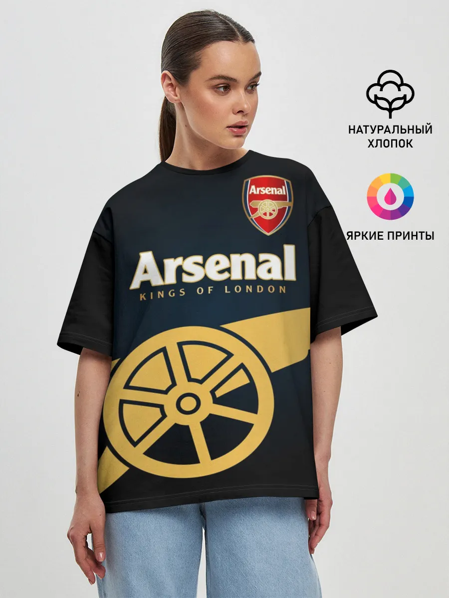 Женская футболка оверсайз / Arsenal