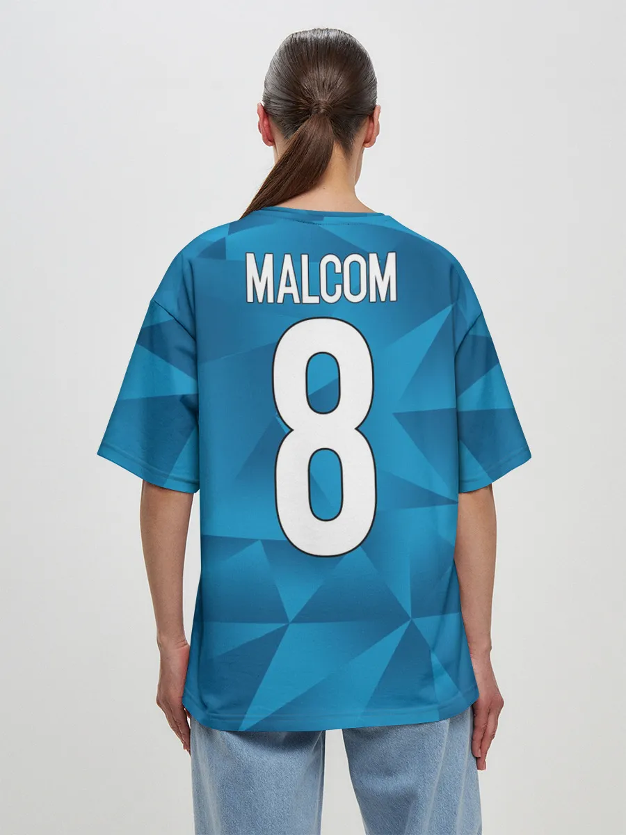 Женская футболка оверсайз / Malcom home kit 19-20