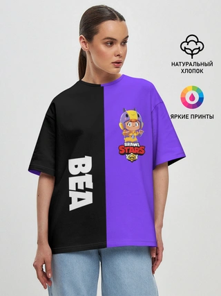 Женская футболка оверсайз / BRAWL STARS BEA.