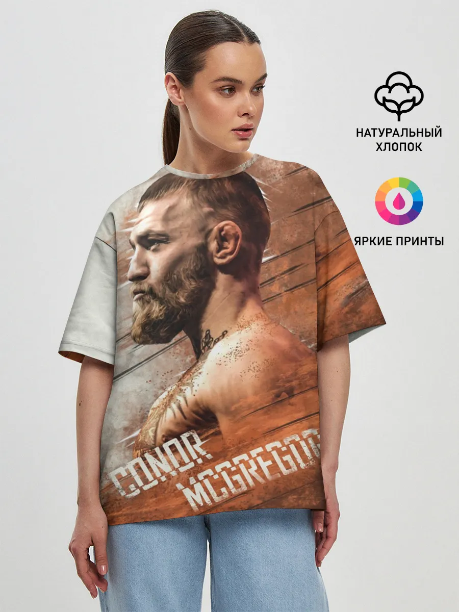 Женская футболка оверсайз / McGREGOR