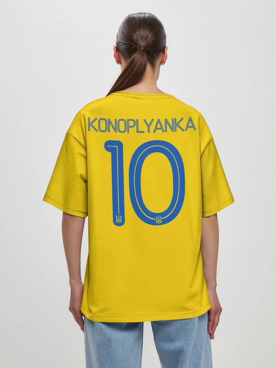 Женская футболка оверсайз / konoplyanka home 19-20