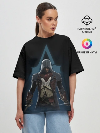 Женская футболка оверсайз / ASSASSINS CREED.