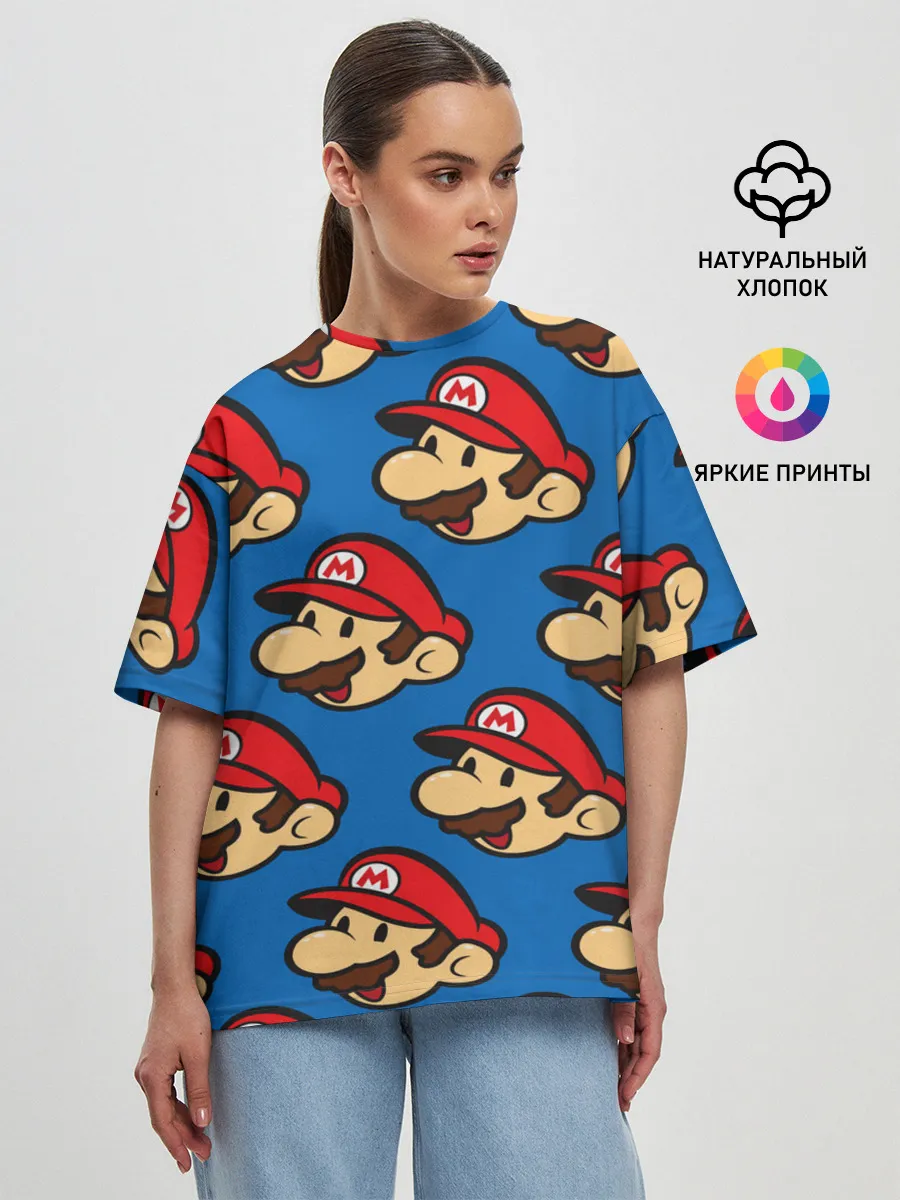 Женская футболка оверсайз / MARIO EXCLUSIVE