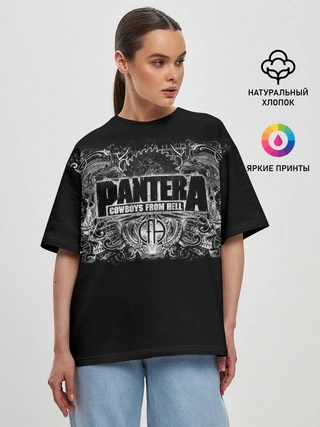 Женская футболка оверсайз / PANTERA.